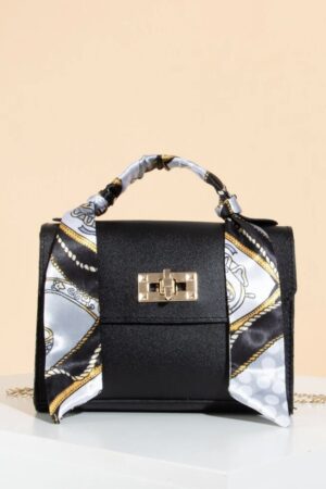 Twilly Scarf Turn-lock Satchel Bag