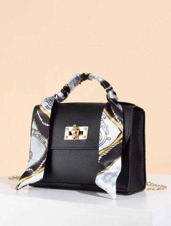 Twilly Scarf Turn-lock Satchel Bag - Image 2