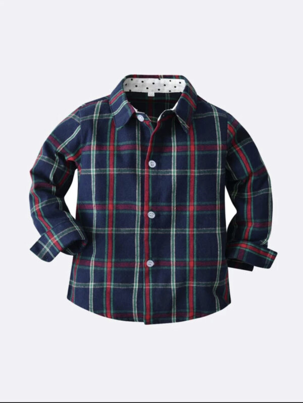 Toddler Boys Plaid Print Shirt - Image 2