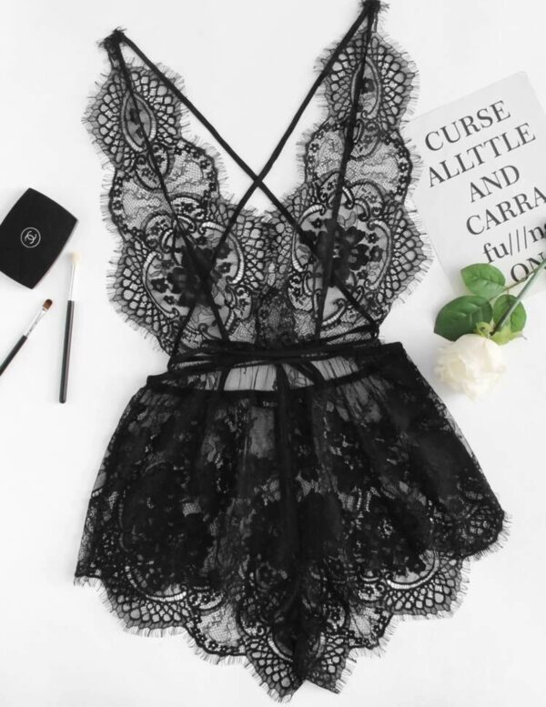 Criss Cross Romper Bodysuit