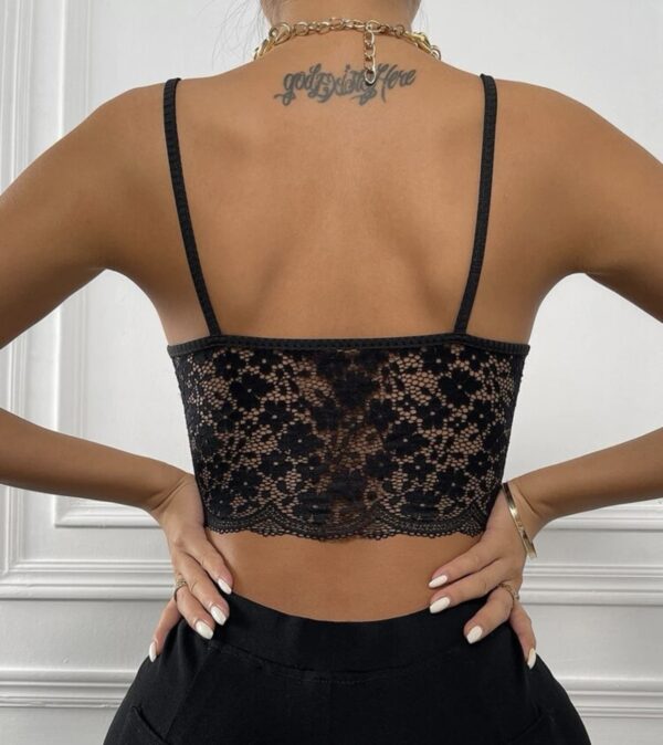 Lace Hem Cami Top - Image 3