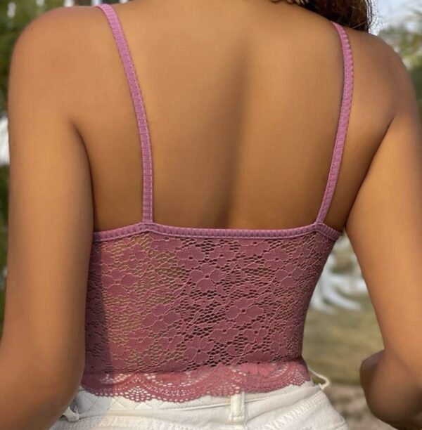 Lace Hem Cami Top - Image 7