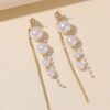 Pearl Decor Earrings - Image 2