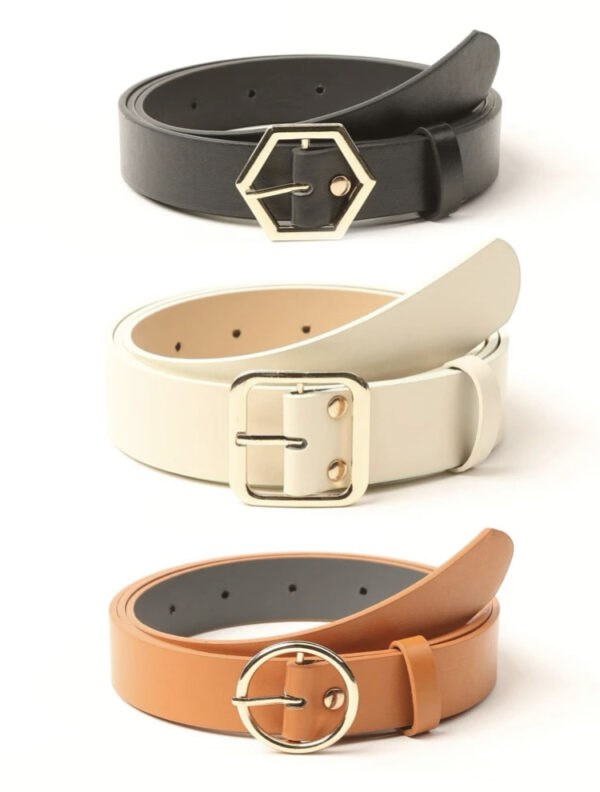 Metal Buckle Plus Size Belt