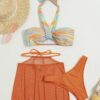 Bikini Swimsuit With Beach Skirt - Image 4