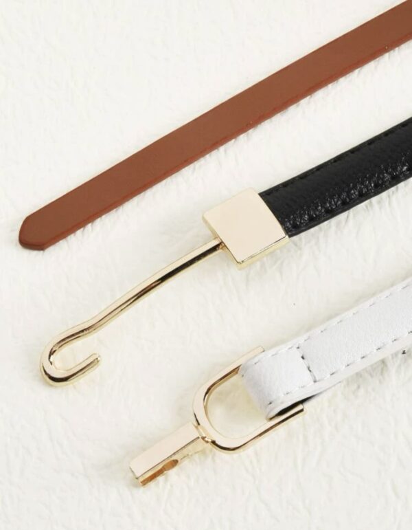 Leather Skinny Belt - Image 4