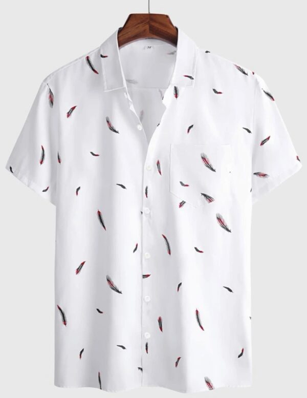 Print Button Up Shirt