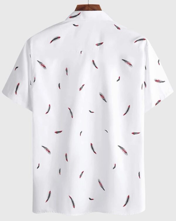 Print Button Up Shirt - Image 3